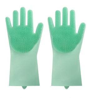 Silicone Heat-resistant Cleaning Brush Scrubbing Gloves for Kitchen Magic - Killer Products