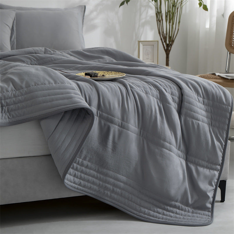 Pure Color Cooling Blanket: Compressible Summer Quilt Comfort - Killer Products