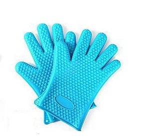 Heat Proof Food Grade Silicone Oven Mitts for BBQ Safety - Killer Products