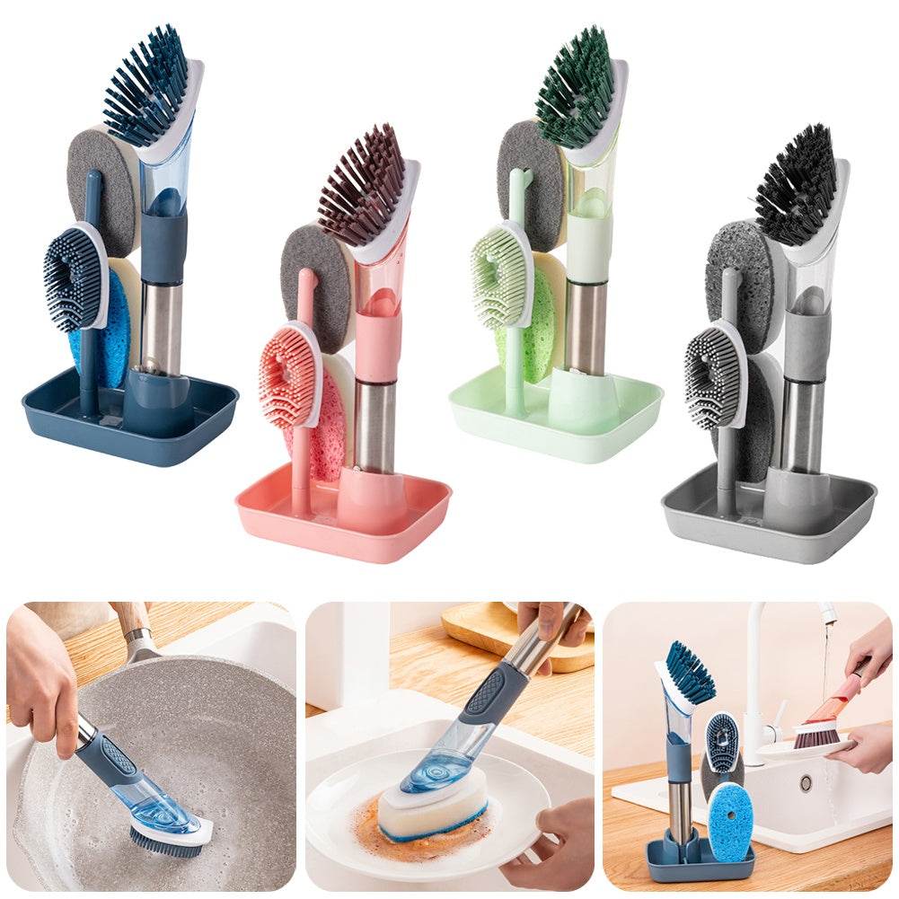 Effortless New Multifunctional Dish Brush for Hassle-Free Cleaning - Killer Products