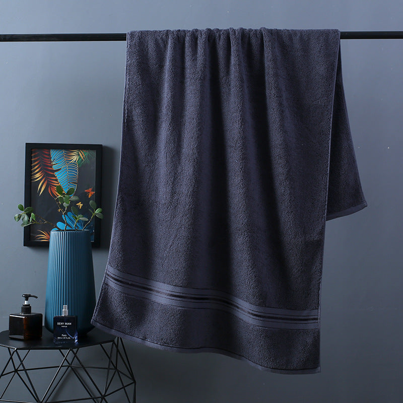 Luxury Pure Color Thick Cotton Bath Towel Set Collection - Killer Products