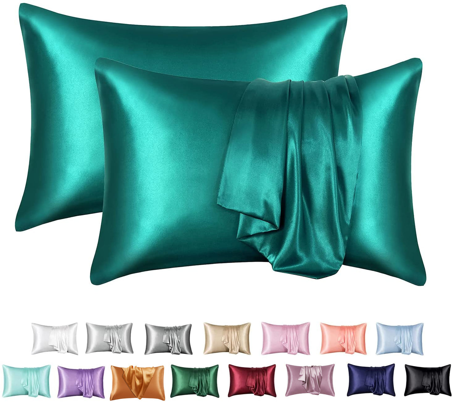 Silk Solid Color Satin Pillowcase Envelope Pillow - Luxurious Comfort - Killer Products