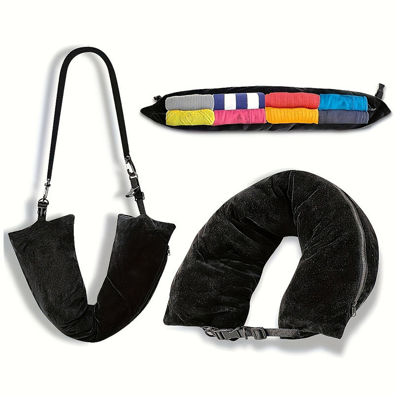 Refillable Travel Pillow Storage for Clothes in Portable Luggage - Killer Products