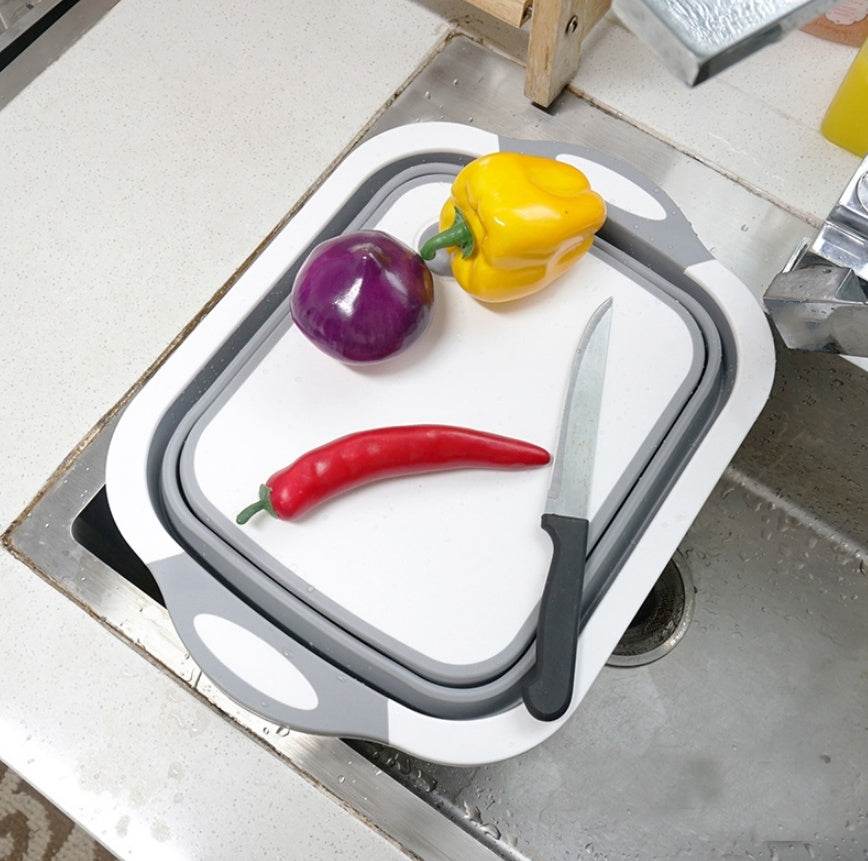 Folding Vegetable Board Household Multifunctional Anvil Board Basket - Killer Products