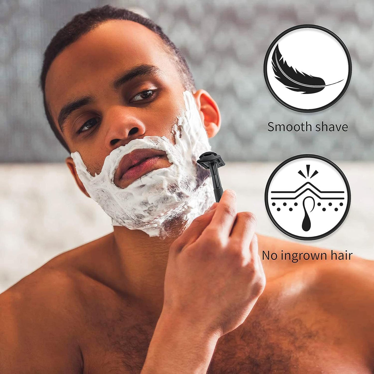 Timeless Men's Copper Manual Old-fashioned Shaver for Classic Grooming - Killer Products