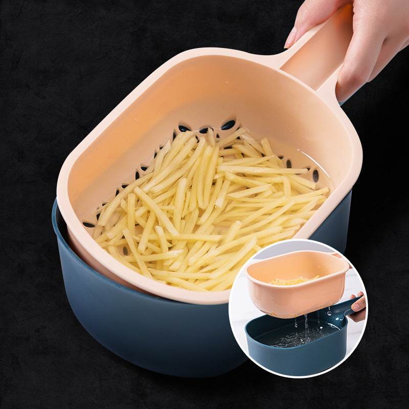 Multifunctional Vegetable Cutter & Slicer: Peel, Grate, Slice Effortlessly - Killer Products