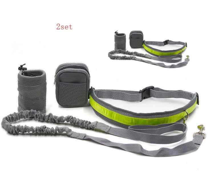 Adjustable Hands Free Dog Leash with Waist Bag and Pouch - Killer Products