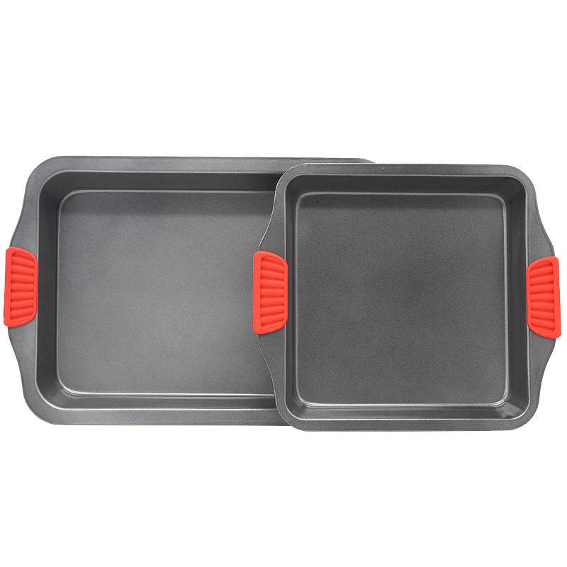 Silicone Binaural Baking Tray: Luxury Non-Stick Carbon Steel - Killer Products