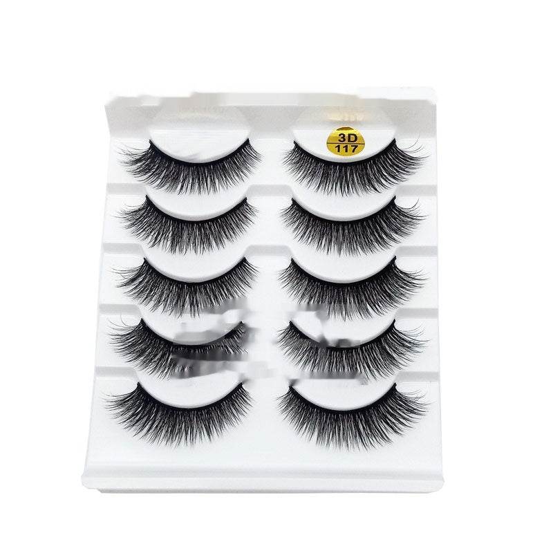 Big Eye Glamour: Multi-layer 3D Thick Five Pairs Lashes - Killer Products