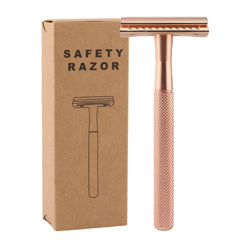 Timeless Men's Copper Manual Old-fashioned Shaver for Classic Grooming - Killer Products