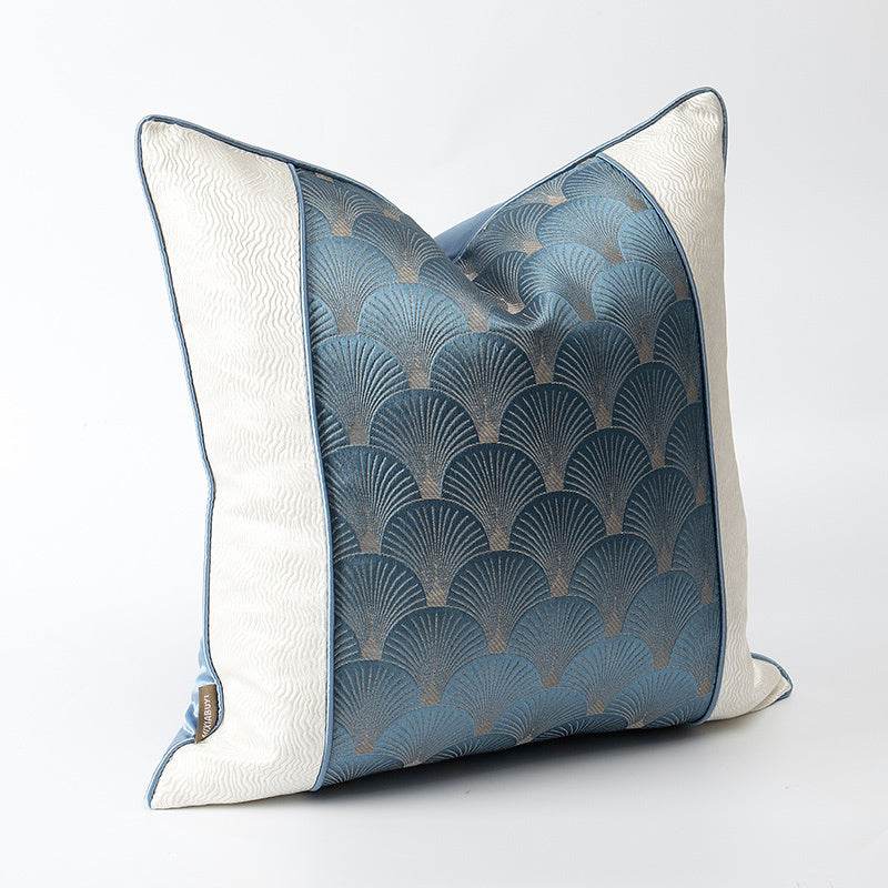 Elegant Blue And White Patchwork Cushions For Living Room - Killer Products