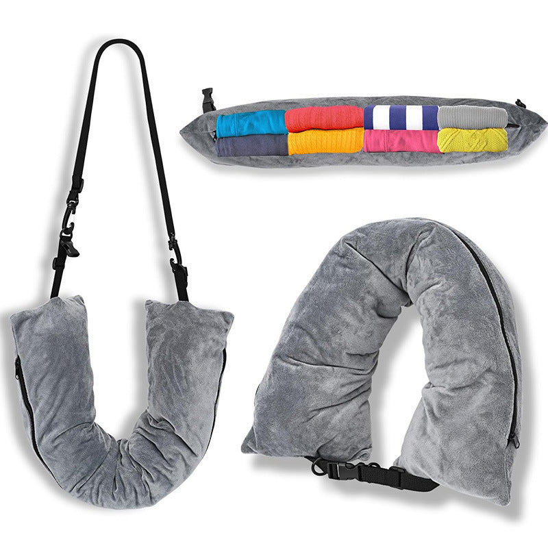 Refillable Travel Pillow Storage for Clothes in Portable Luggage - Killer Products