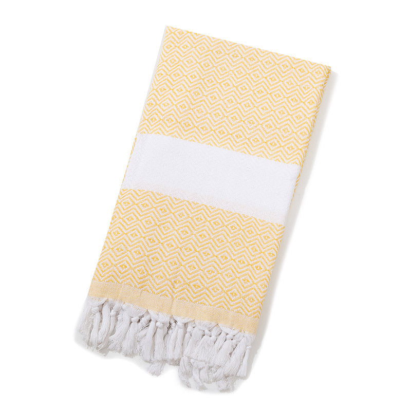 Luxurious Handmade Tassel Blanket Turkish Beach Towel – Vibrant Colors - Killer Products