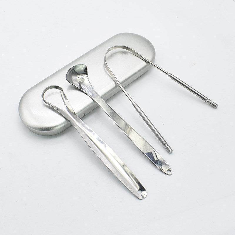 Stainless Steel Tongue Scraper Oral Care Tools: Fresh Breath Essential - Killer Products