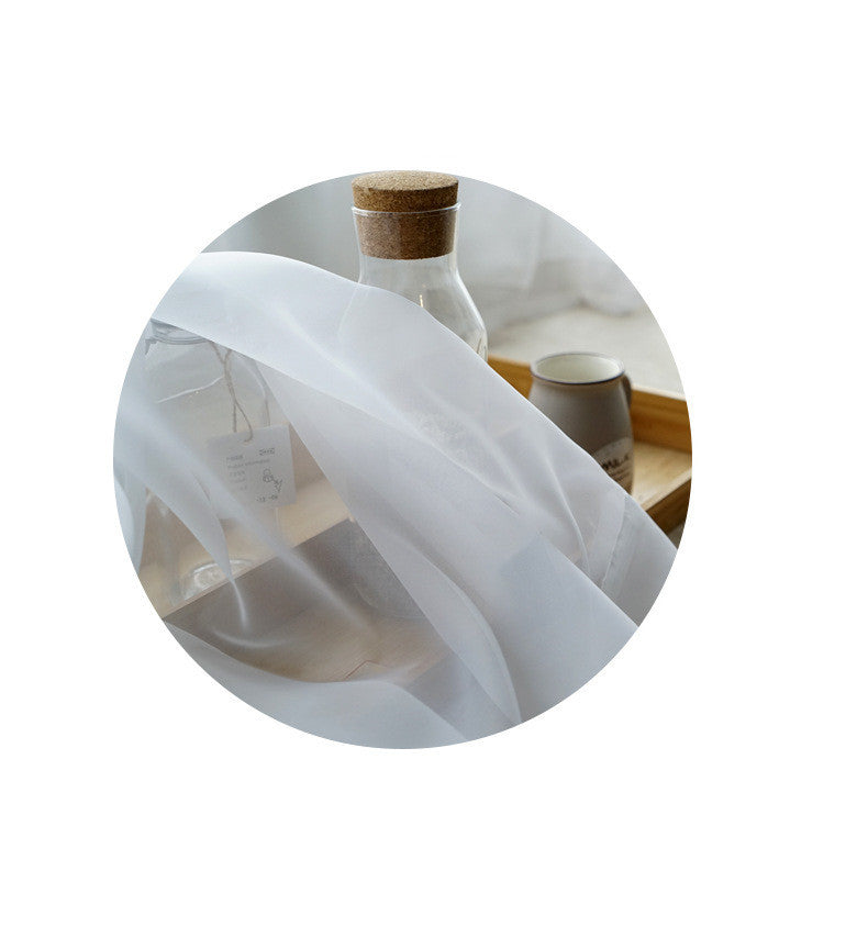 Modern And Simple Pure Color Cotton Linen Light Curtain - Killer Products