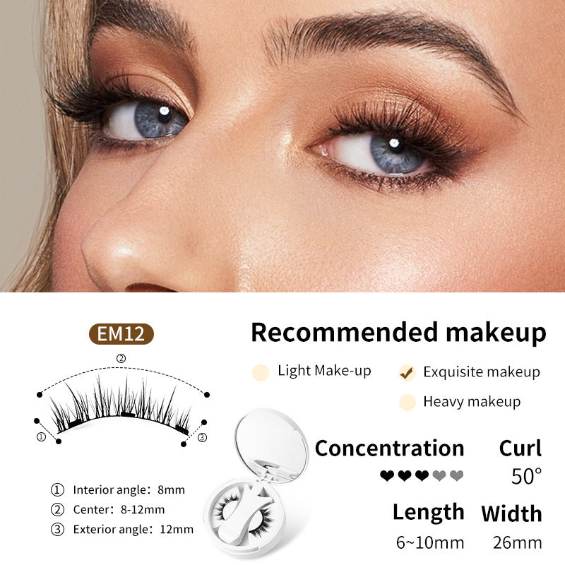 Magnetic False Eyelashes Kit: Glue-Free, Natural Look & Applicator - Killer Products