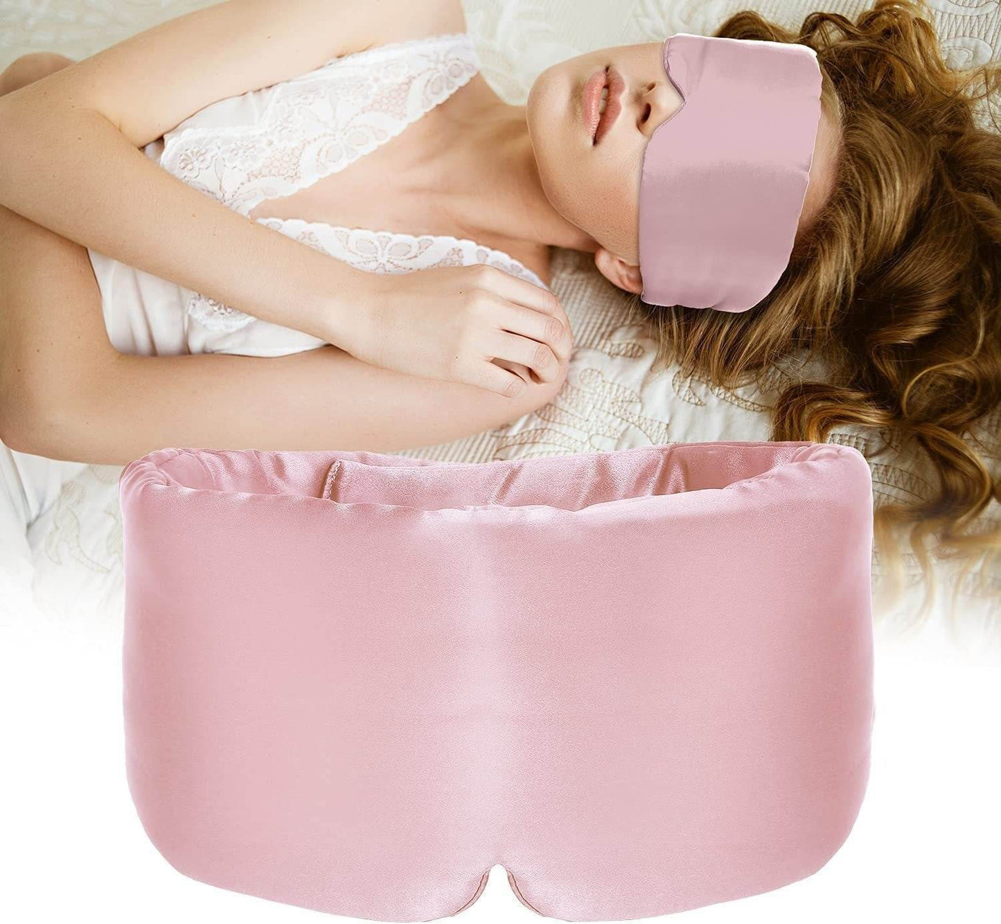 Soft Silk Eye Mask: Ultimate Sleep Shading, All-Inclusive Comfort - Killer Products