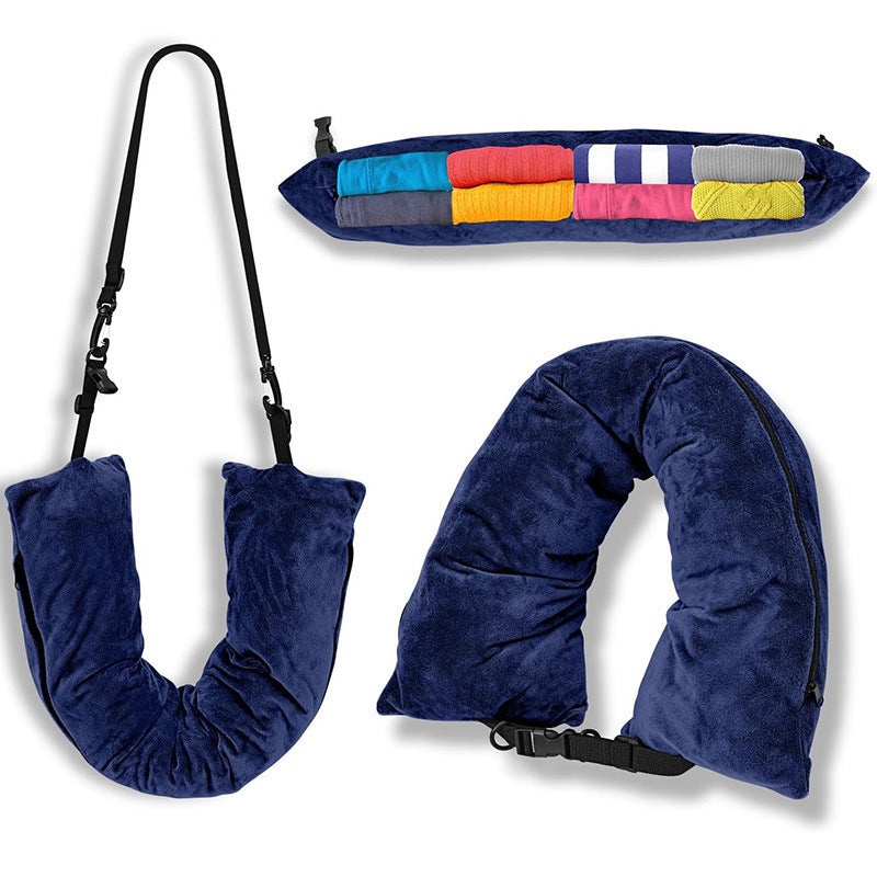 Refillable Travel Pillow Storage for Clothes in Portable Luggage - Killer Products