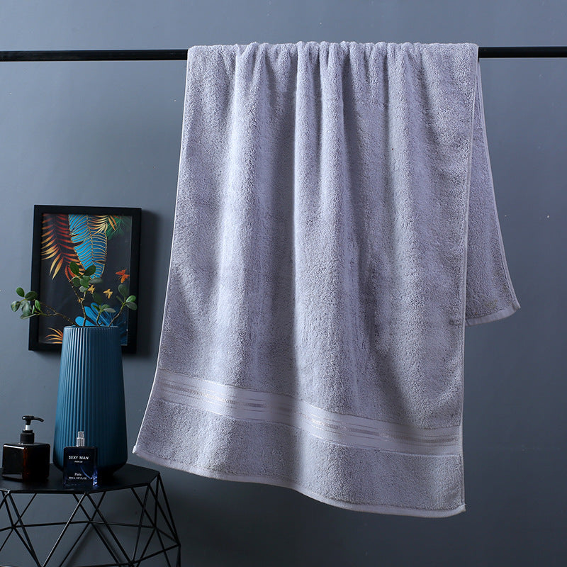 Luxury Pure Color Thick Cotton Bath Towel Set Collection - Killer Products