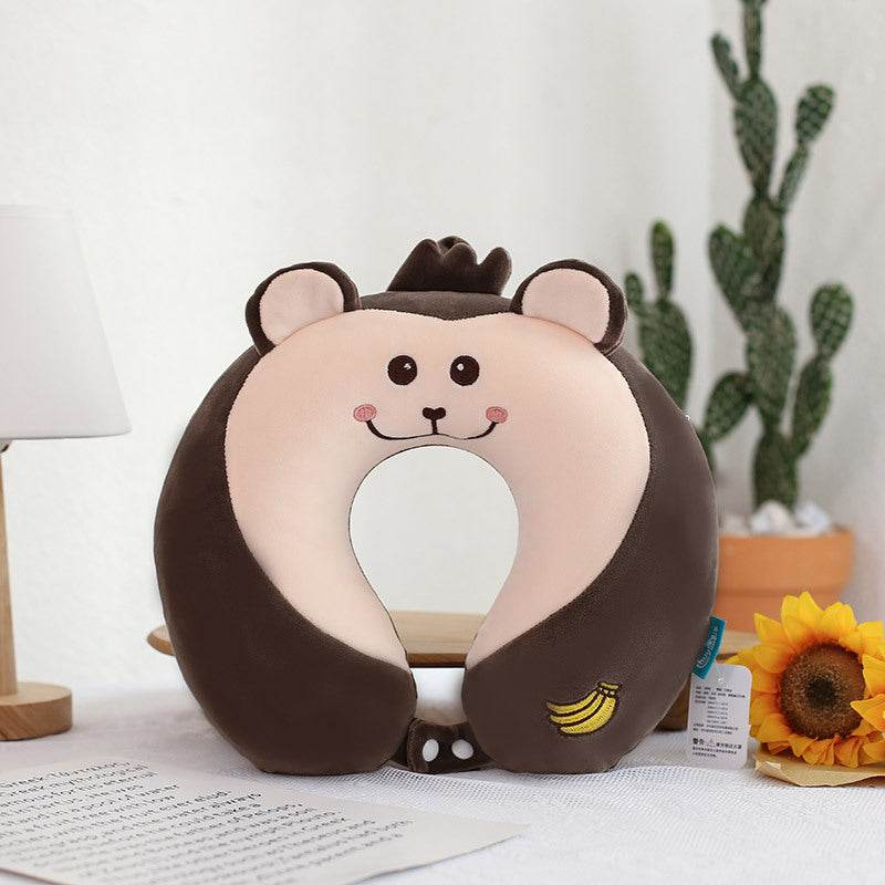 Cozy Cartoon Memory Foam U-shaped Pillow for Relaxation - Killer Products