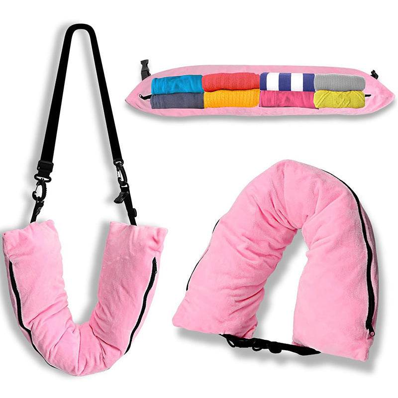 Refillable Travel Pillow Storage for Clothes in Portable Luggage - Killer Products