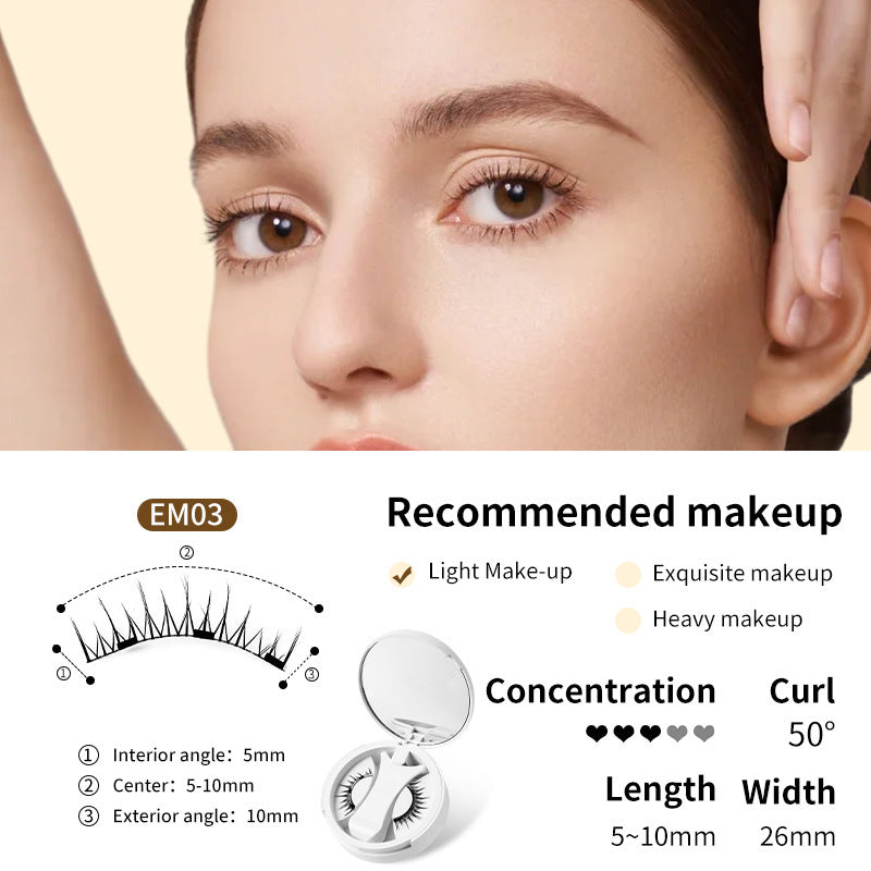 Magnetic False Eyelashes Kit: Glue-Free, Natural Look & Applicator - Killer Products