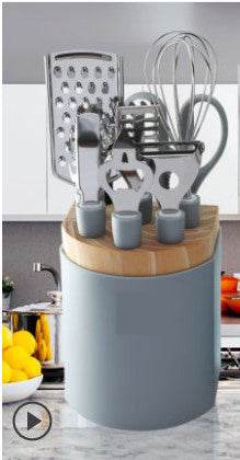 Essential Stainless Steel Kitchen Gadgets Utensils Tray Gift Set - Killer Products