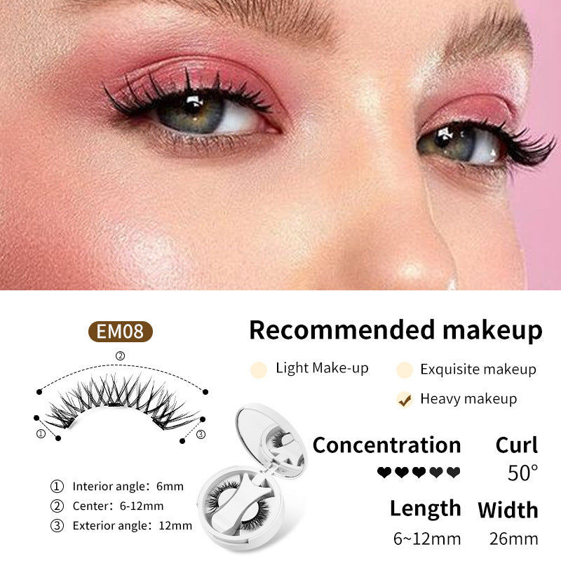 Magnetic False Eyelashes Kit: Glue-Free, Natural Look & Applicator - Killer Products