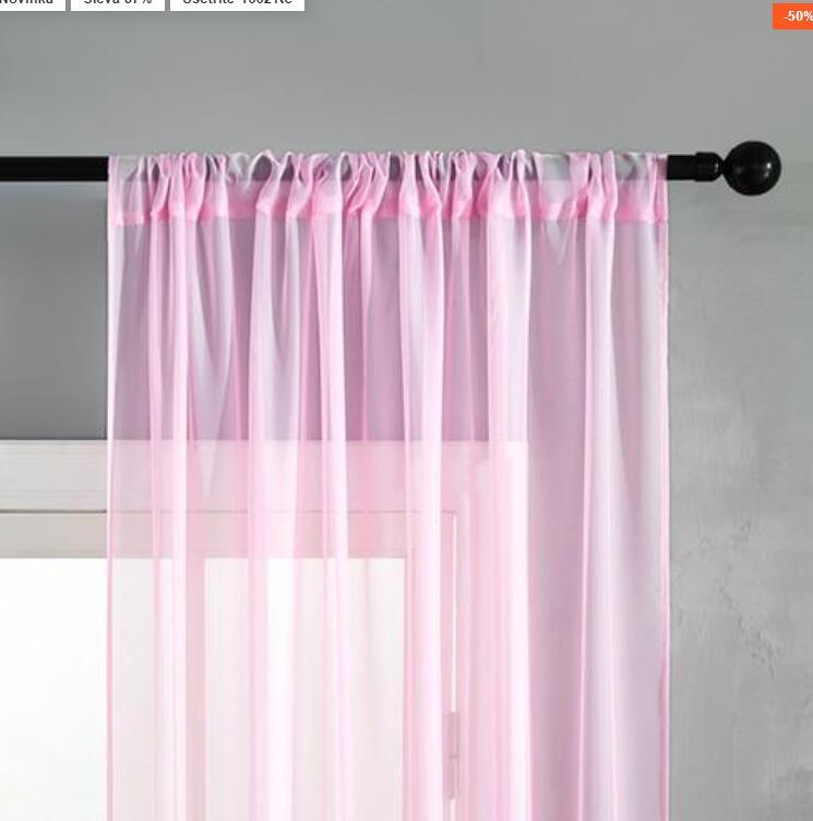Modern And Simple Pure Color Cotton Linen Light Curtain - Killer Products