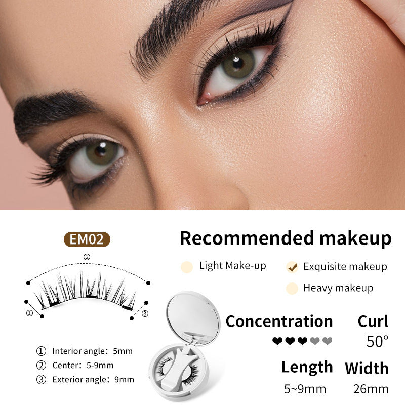Magnetic False Eyelashes Kit: Glue-Free, Natural Look & Applicator - Killer Products
