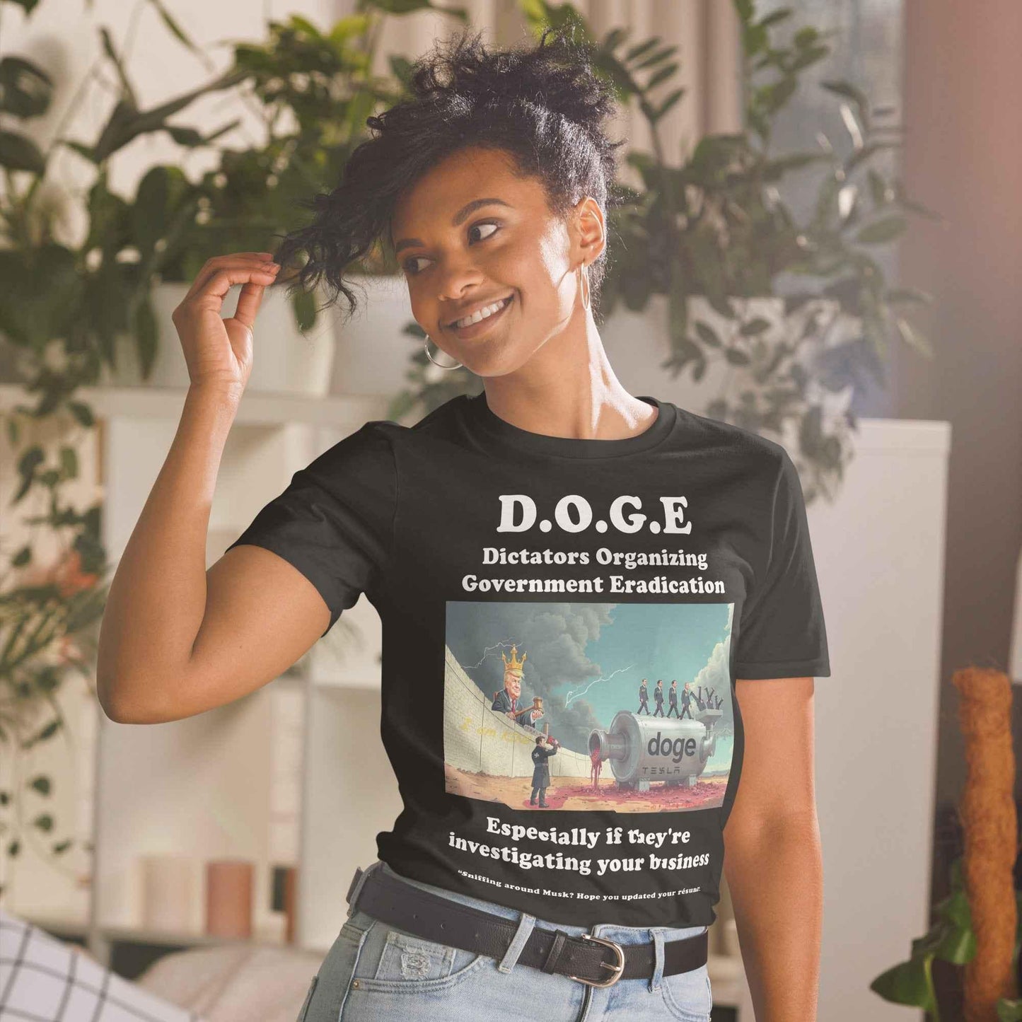 Dictators Organizing Government Eradication Unisex T-Shirt: Bold Political Statement - Killer Products