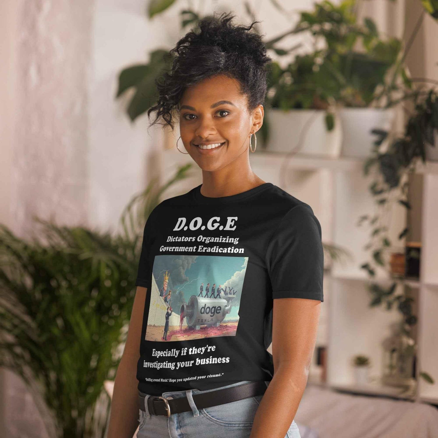 Dictators Organizing Government Eradication Unisex T-Shirt: Bold Political Statement - Killer Products