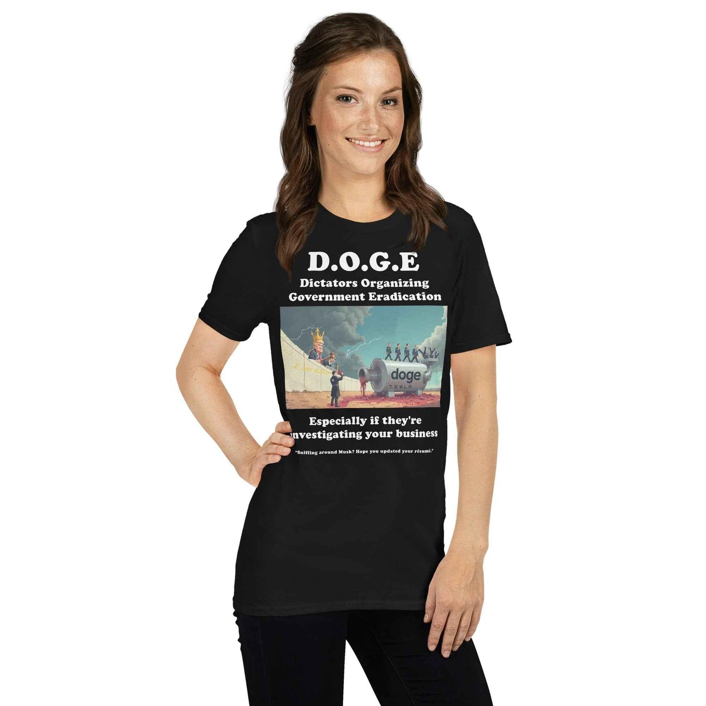 Dictators Organizing Government Eradication Unisex T-Shirt: Bold Political Statement - Killer Products