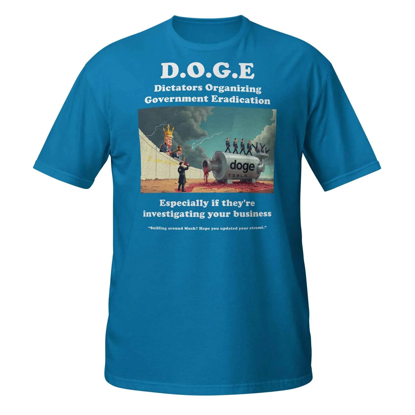 Dictators Organizing Government Eradication Unisex T-Shirt: Bold Political Statement - Killer Products