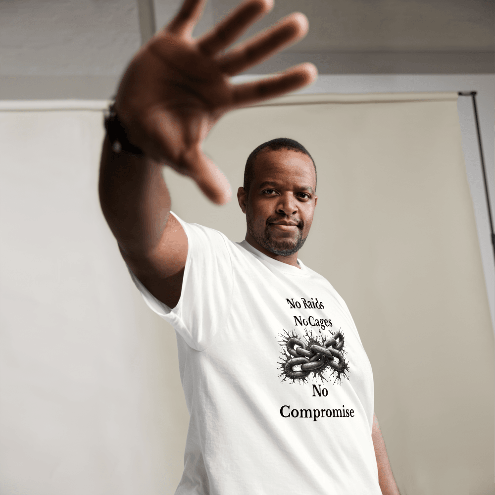 No Raids, No Cages Shirt – Bold Political Statement Tee - Killer Products