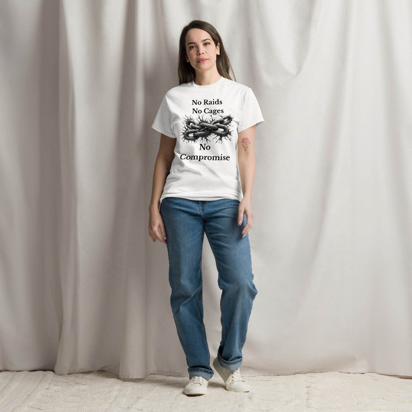 No Raids, No Cages Shirt – Bold Political Statement Tee - Killer Products