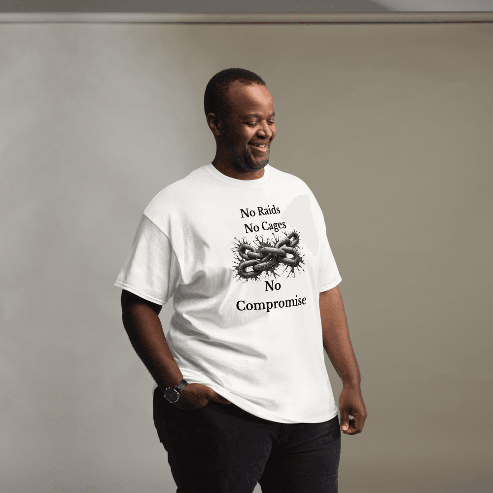 No Raids, No Cages Shirt – Bold Political Statement Tee - Killer Products