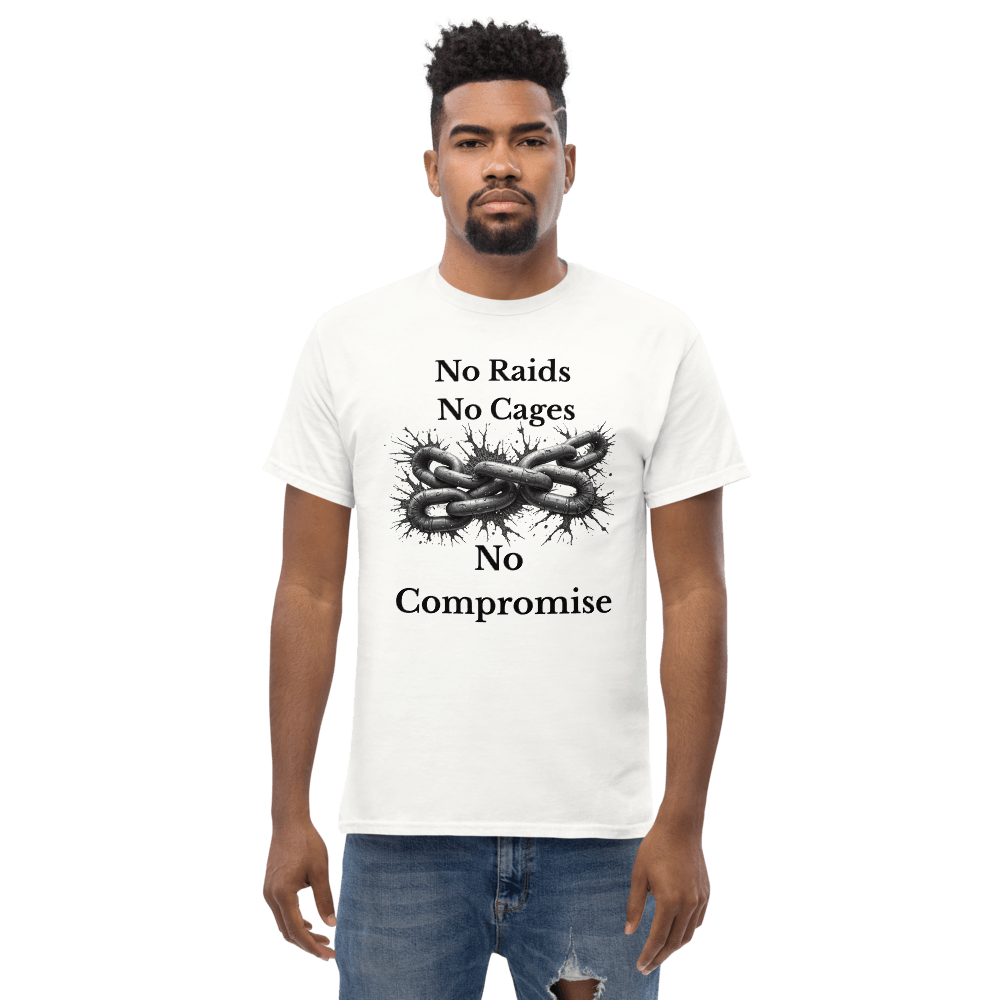 No Raids, No Cages Shirt – Bold Political Statement Tee - Killer Products