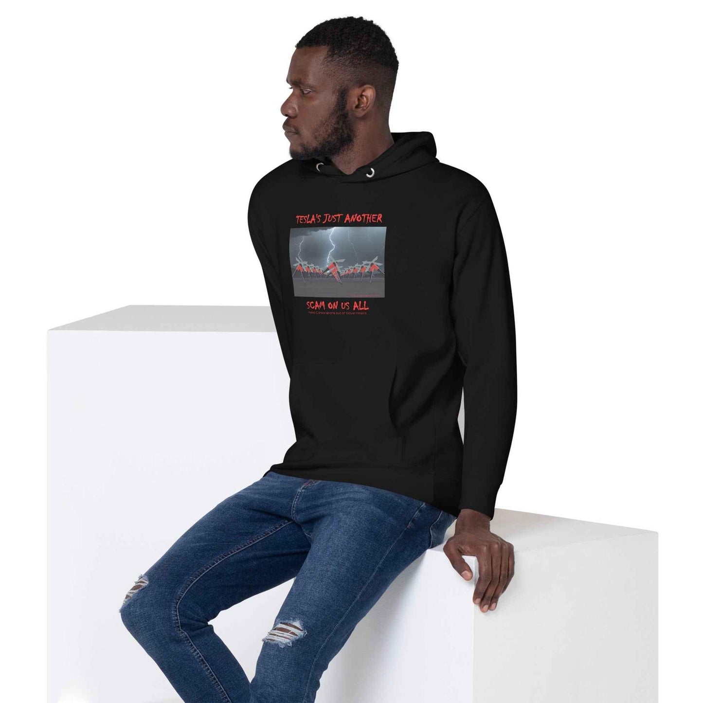 Tesla's Just Another Scam Cozy Unisex Hoodie Statement Wear - Killer Products