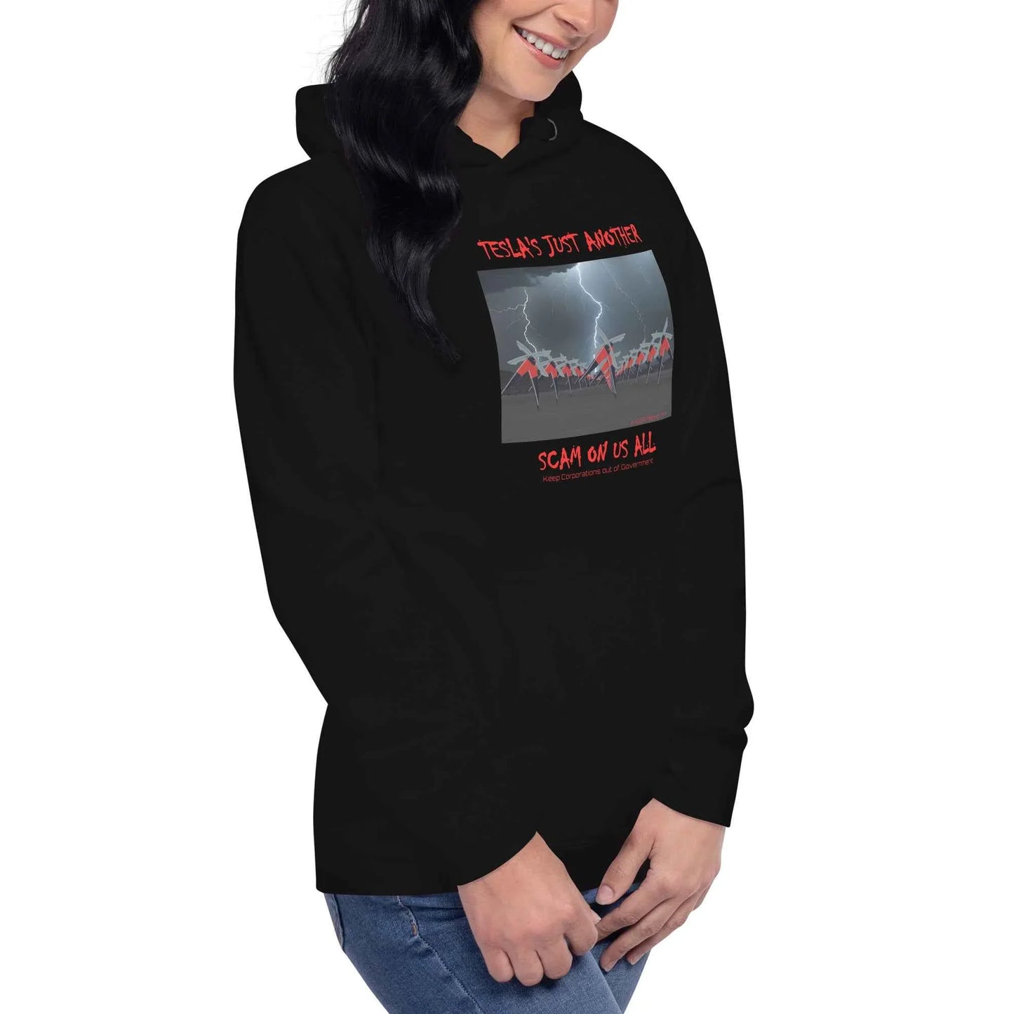 Tesla's Just Another Scam Cozy Unisex Hoodie Statement Wear - Killer Products