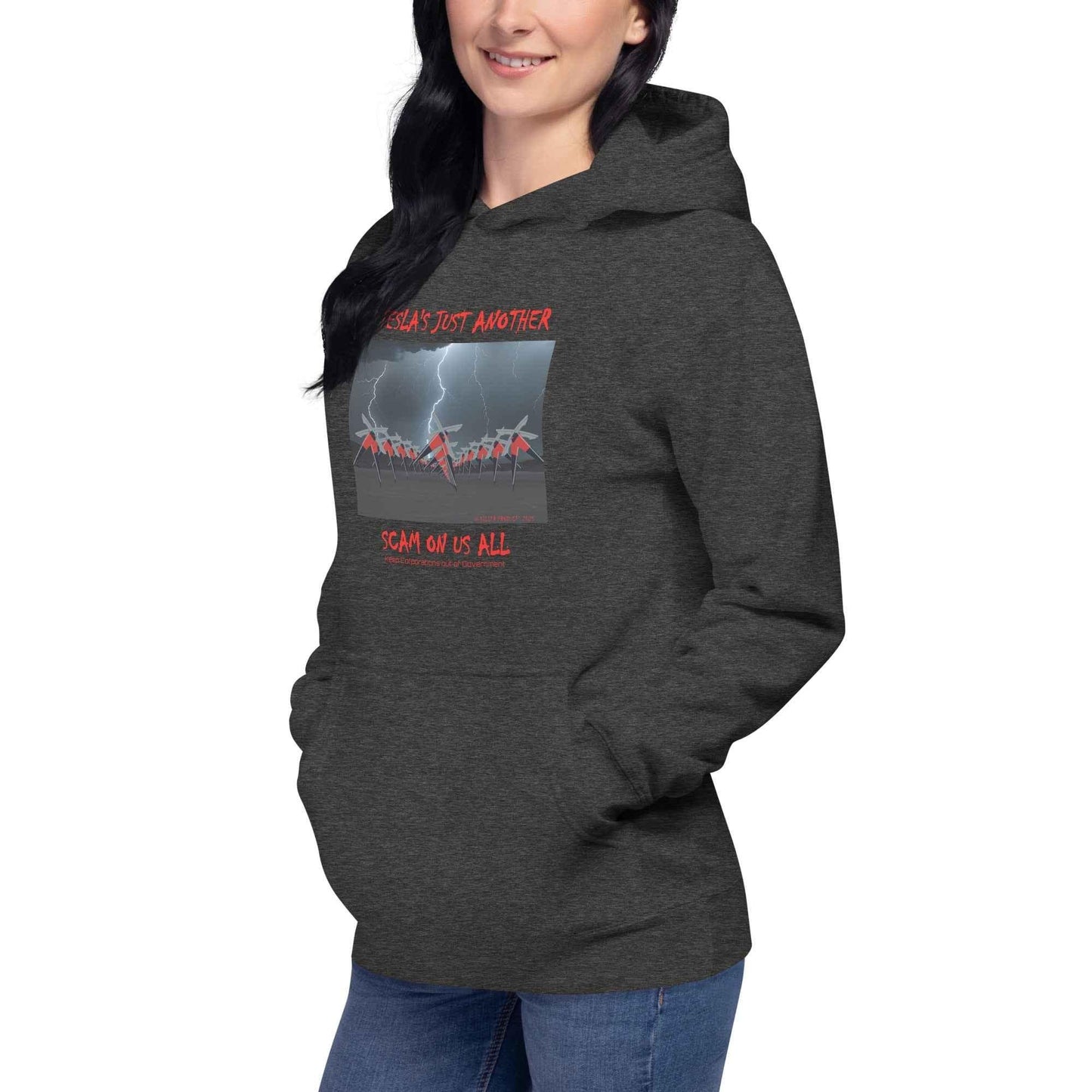 Tesla's Just Another Scam Cozy Unisex Hoodie Statement Wear - Killer Products