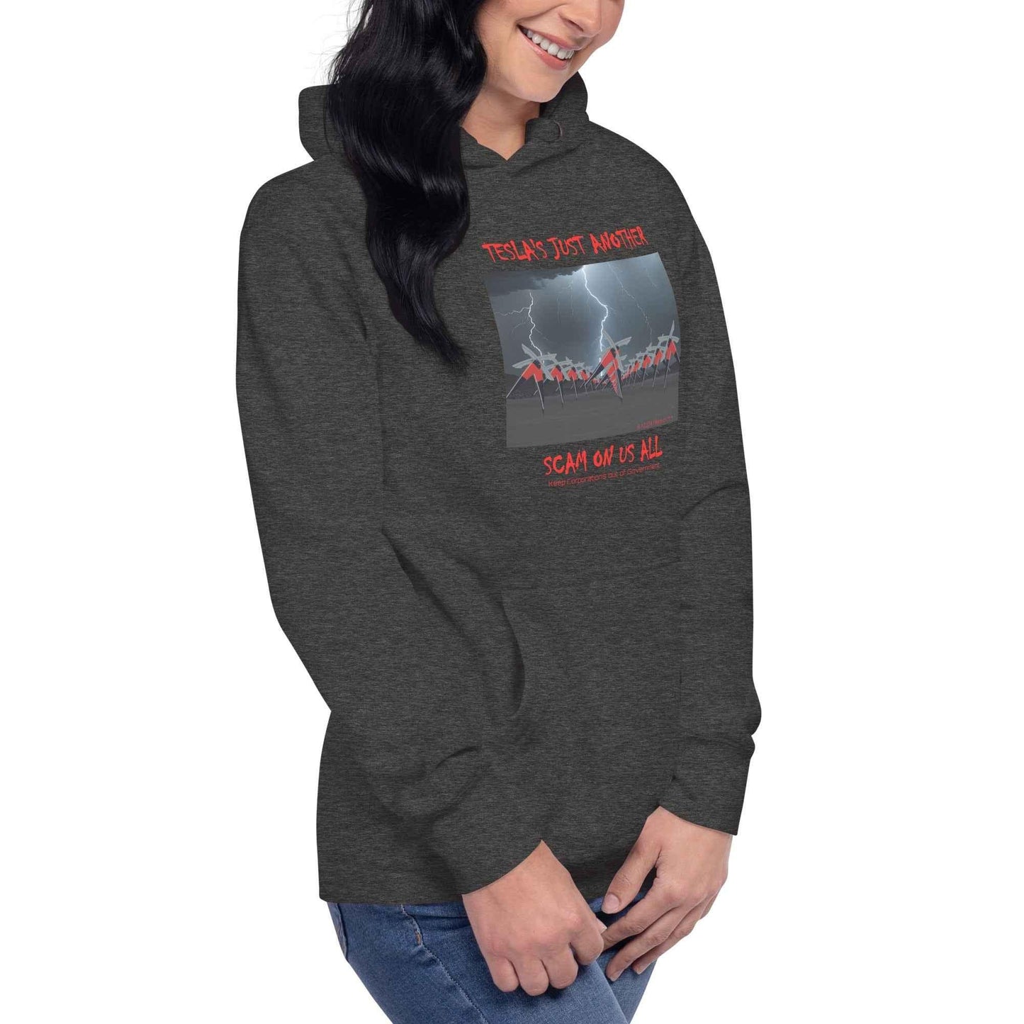Tesla's Just Another Scam Cozy Unisex Hoodie Statement Wear - Killer Products