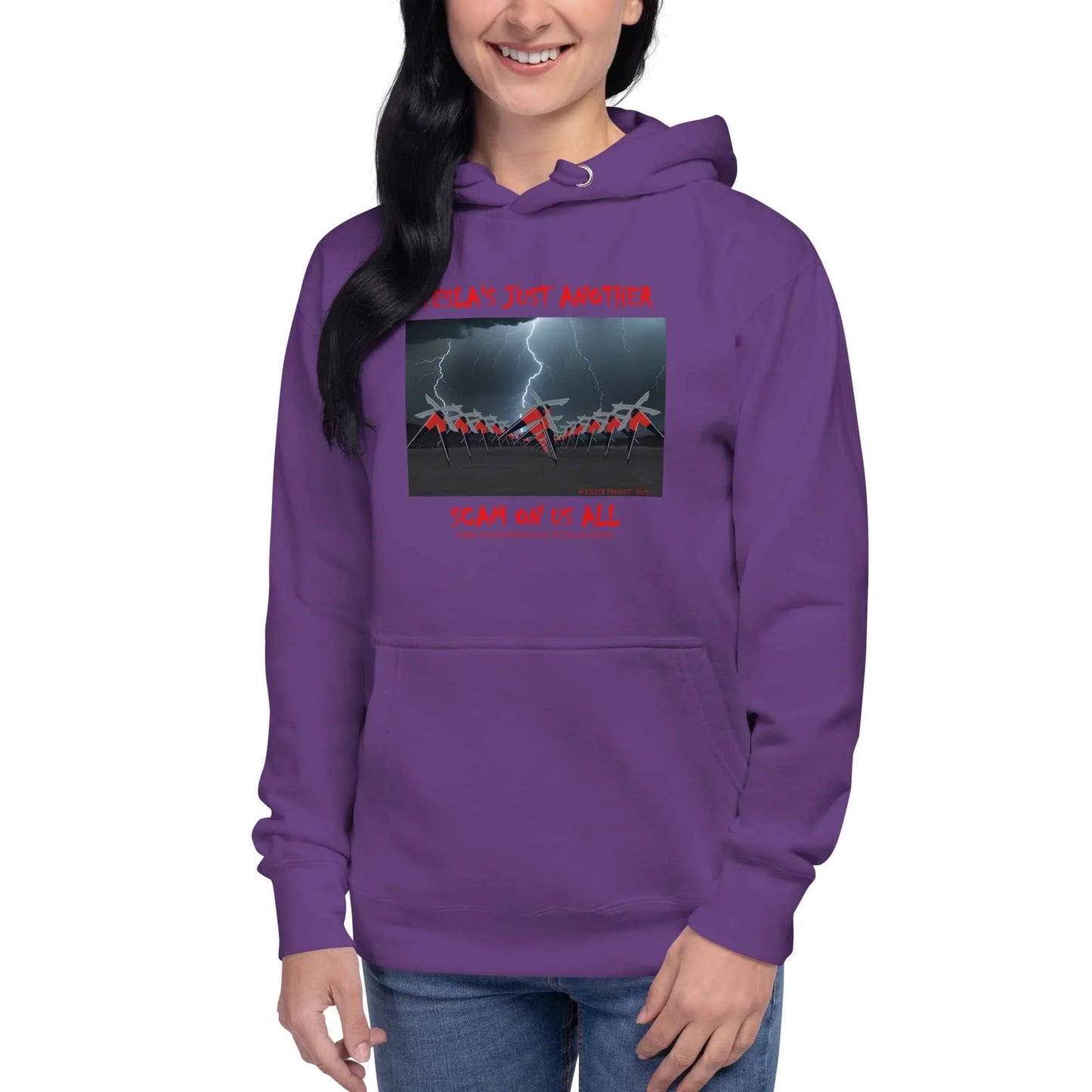 Tesla's Just Another Scam Cozy Unisex Hoodie Statement Wear - Killer Products