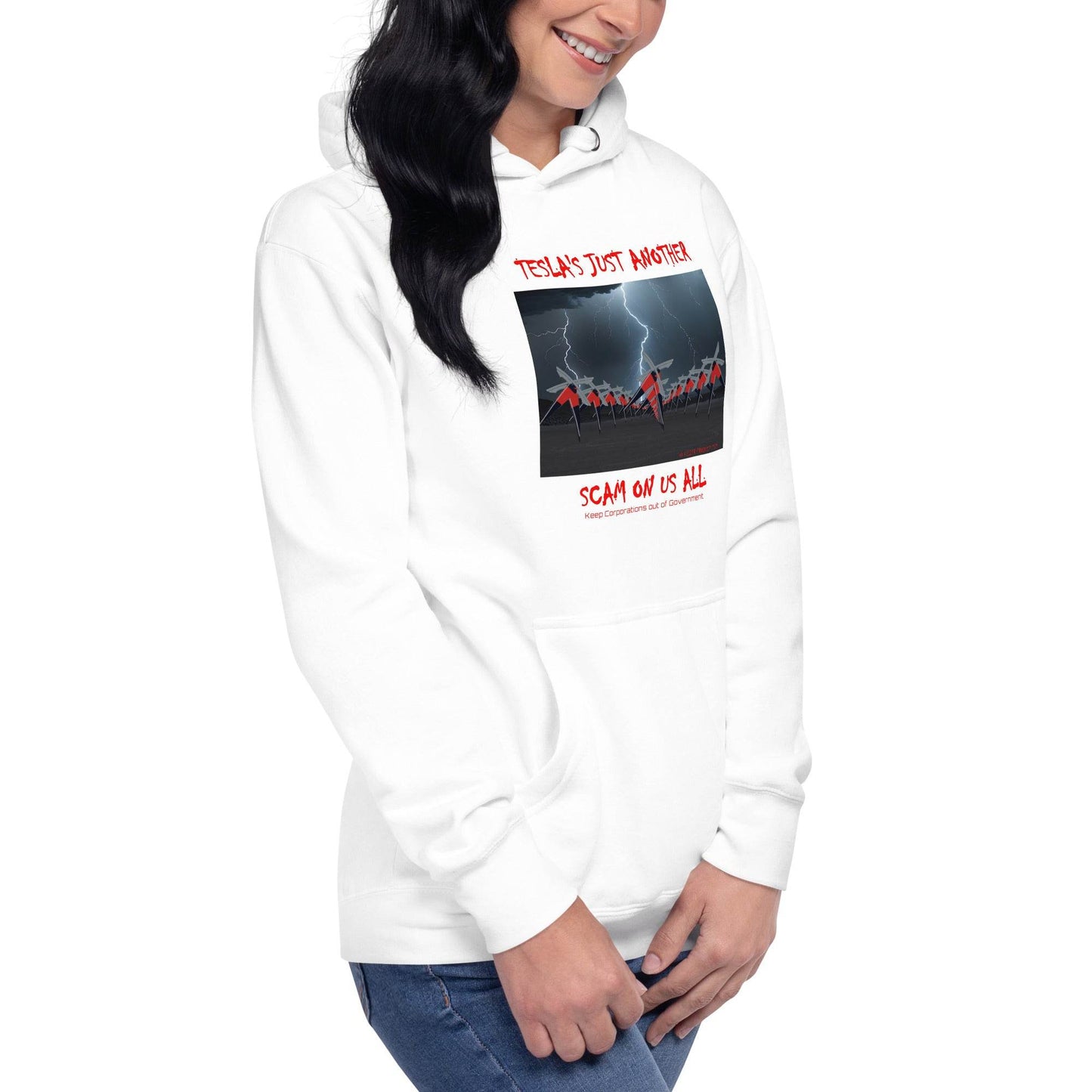 Tesla's Just Another Scam Cozy Unisex Hoodie Statement Wear - Killer Products