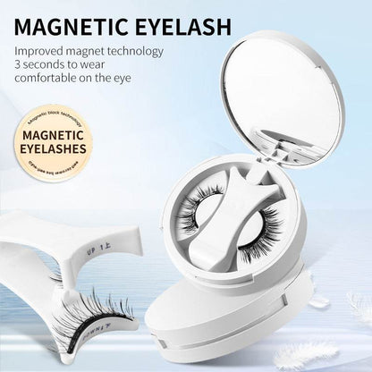 Magnetic False Eyelashes Kit: Glue-Free, Natural Look & Applicator - Killer Products