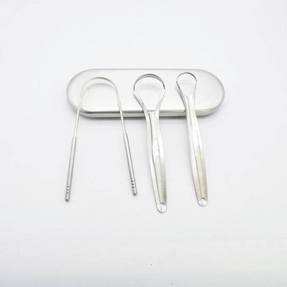 Stainless Steel Tongue Scraper Oral Care Tools: Fresh Breath Essential - Killer Products