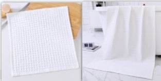 Luxurious Water-absorbing Quick-drying Pure Cotton Waffle Bath Towel - Killer Products