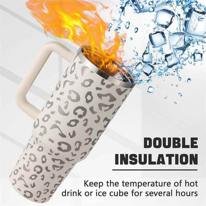 40oz Portable Stainless Steel Water Bottle Mug With Handle - Killer Products