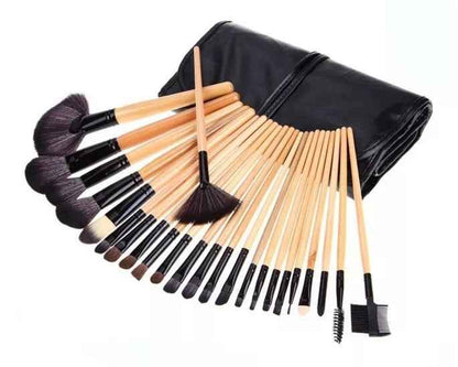 Complete 24 PCs Makeup Brush Set With Horse Hair Elegance - Killer Products