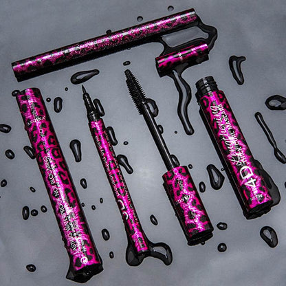 Leopard Print Mascara Eyeliner Suit: Bold Beauty Essentials Set - Killer Products